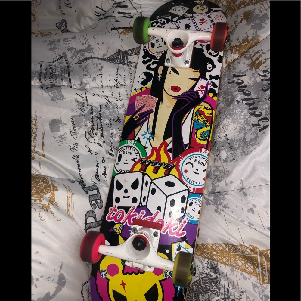 SOLD  Tokidoki skateboard complete build